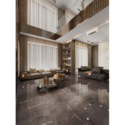 Спеченый камень Juliano Luxury Stone черный 120*270 1227FD20